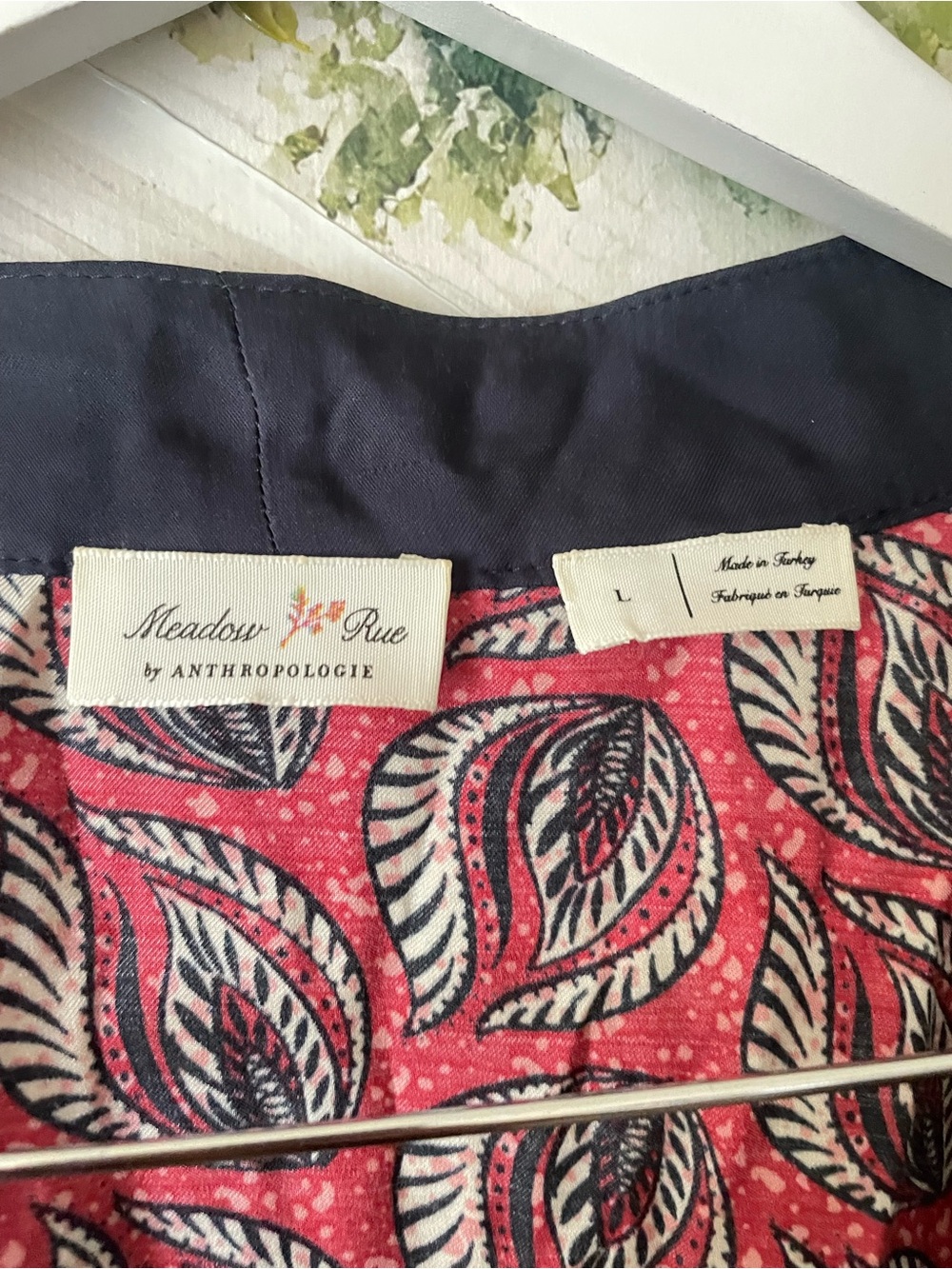 Anthropologie Meadow Rue Patchwork Kimono Wrap Blouse Top - Picture 4 of 6